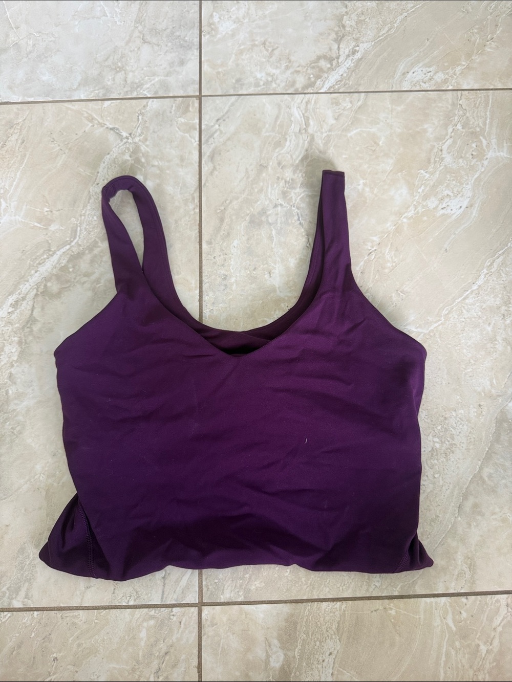 lululemon athletica Purple Scoop-Back Bralette